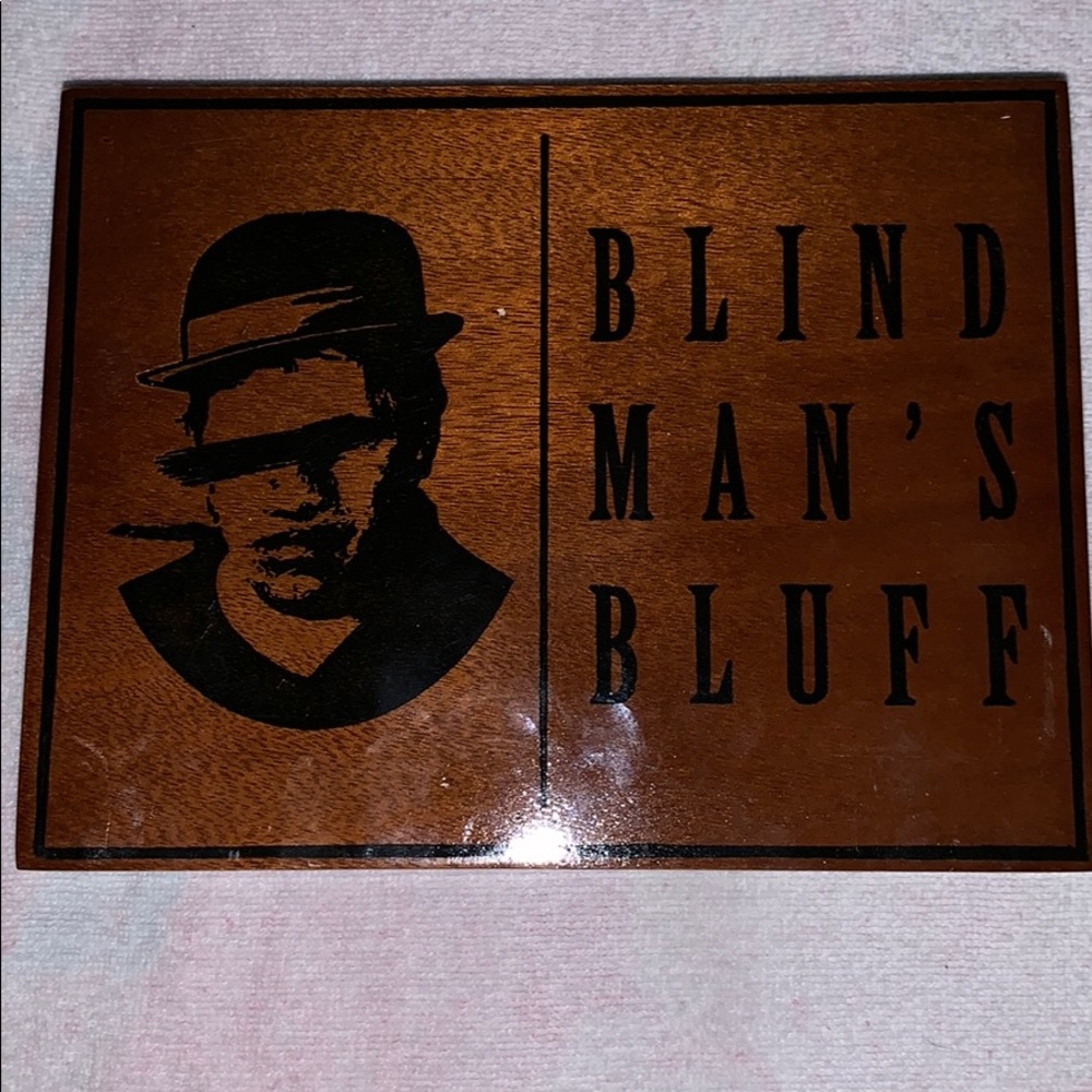 Blind Man’s Bluff Empty Cigar Box